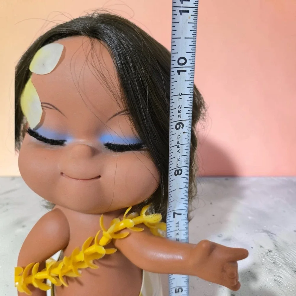 Vintage Hawaii Hula Doll Music Box Rotating Kealakekua's Grass Shack Kona 10